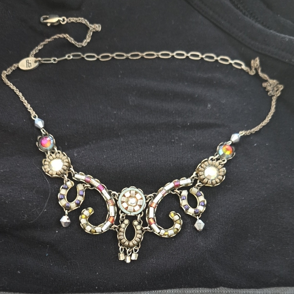 Elegant Silver beaded Necklace